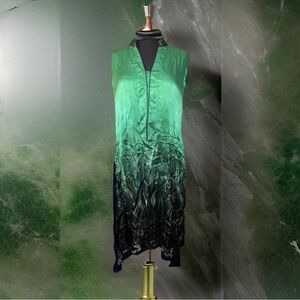 Emerald Silk Sleeveless